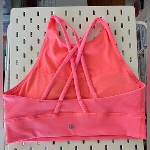 Lululemon high neck long-line energy bra.